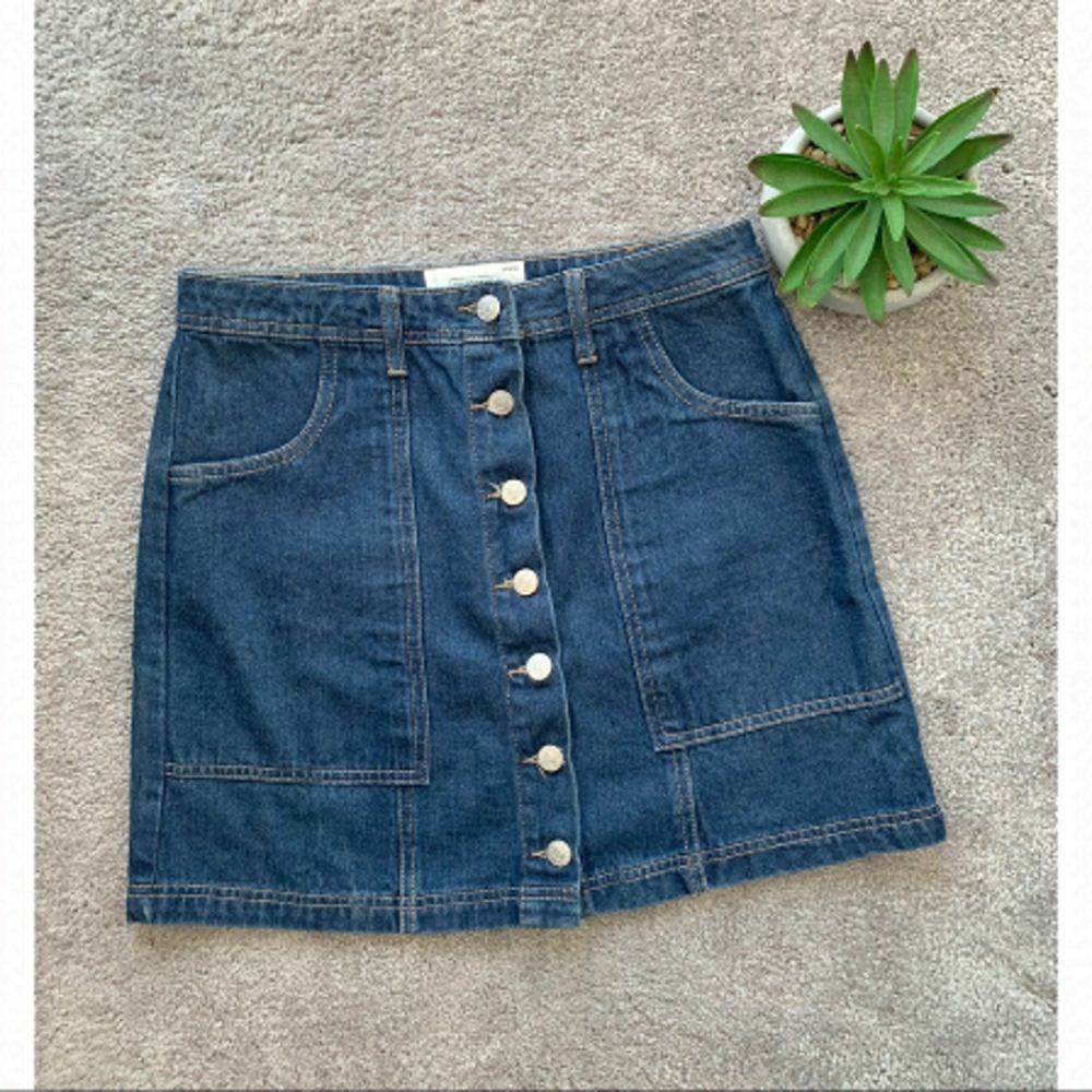 🌸3 for $30🌸 Ardene Eighty Two Full Button Denim Skirt